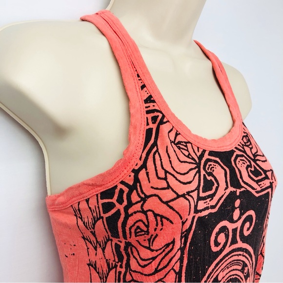 Sure Orange Black Raceback Tank Top - Picture 3 of 16